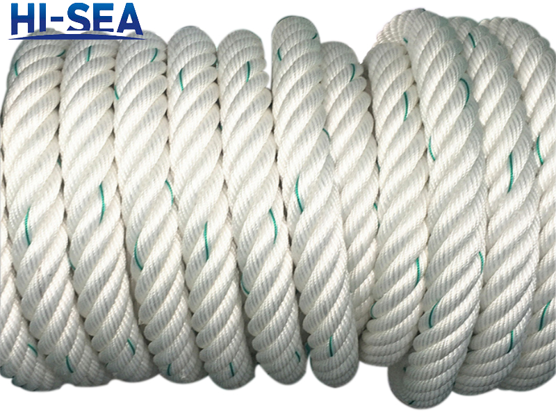 Atlas Rope, Braided Flat Twisted Rope 6 Strand Nylon Rope