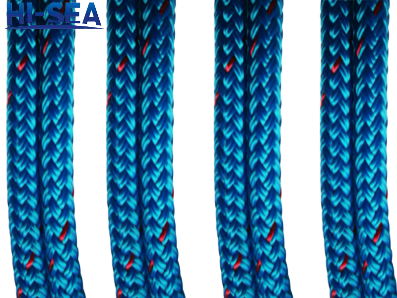 Polyester Cover Double Braided Mooring Rope