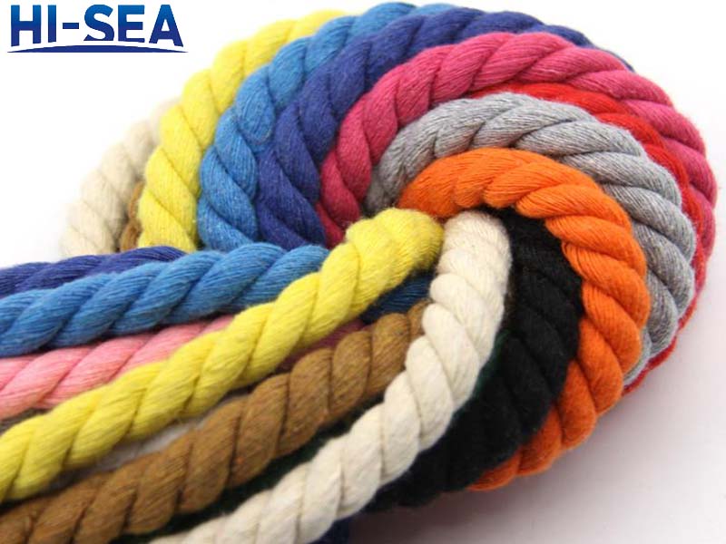 3-Strand, 8-Strand and 12-Strand Cotton Rope