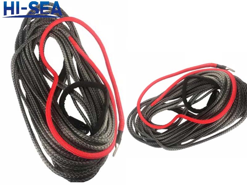 Classic Synthetic Winch Rope with Protective Sleeve