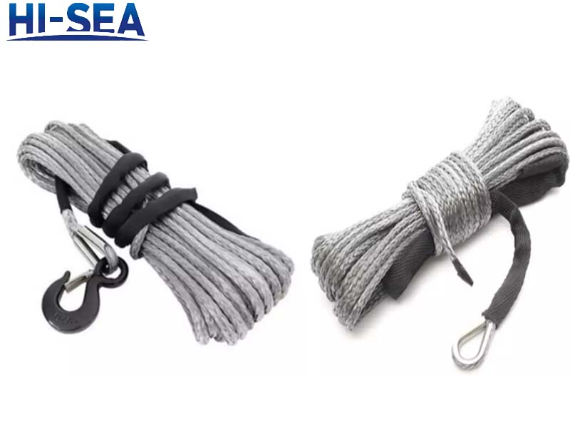 High Strength UHMWPE or HMPE Braided Winch Rope