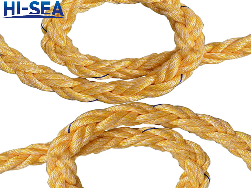 High Tensile Double Braided Polyester and Polypropylene Mixed Marine Rope